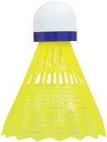 Schildkröt badminton shuttlecocks nylon 6 stuks geel medium snelheid-2