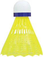 Schildkröt volants de badminton jaune nylon vitesse moyenne 3 pièces-2