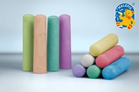Pustefix stoepkrijt - kleurrijke krijtjes voor buitenplezier - 12 stuks-2