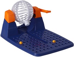 KiddyGo cage à bingo plastique - jeu de bingo avec cartes et jetons
