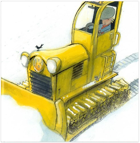 Gottmer livre illustré Boris le fermier dans la neige - histoire d'hiver 3+-3