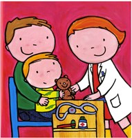 De dokter informatief kinderboek over beroepen en gezondheid 4+-3