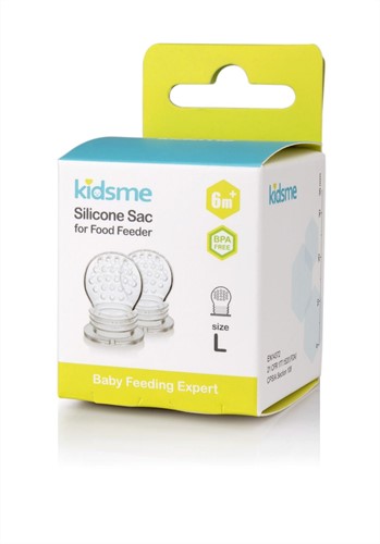 KidsMe Tri-Fold siliconen speen voor Feeder - Maat L