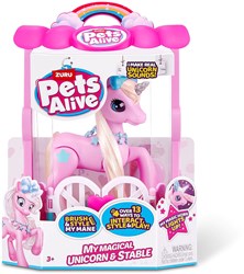 Zuru licorne jouet Pets Alive magique interactif lumière et son