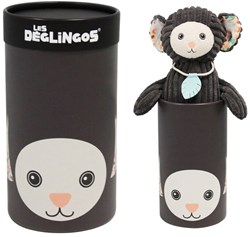 Globe Trotoys Peluche en tube, Kezako le singe 33 cm