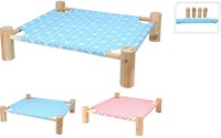 Dierenbed met hout onderstel