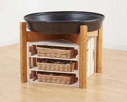 Cosy Houten Opbergplanken Diepe Spot Lade Set van 2 - Educatief Speelgoed