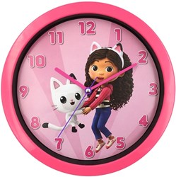 Accutime horloge mural Gabby's Dollhouse - décoration chambre enfant multicolore