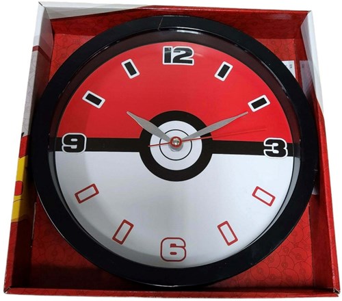 Accutime Pokémon wandklok Pokéball - Kinderkamer decoratie klok