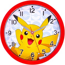 Accutime Pokémon wandklok Pikachu rood - decoratie kinderkamer