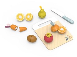 Speedy Monkey houten speelgoed snijset groente en fruit - educatief keukenspeelgoed