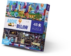 Crocodile Creek puzzel stad 48 stukjes educatief karton speelgoed