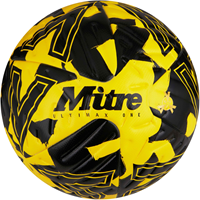 Mitre Ultimax One Football - Yellow/black/Black - 4