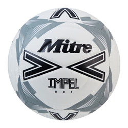 Mitre Impel One Football - White/Black/Grey - 5