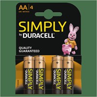 Duracell batterijen Simply  AA 1500