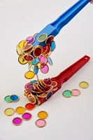 Shaw metalen telchips - kleurrijke magnetische speelstukken 100 stuks-3