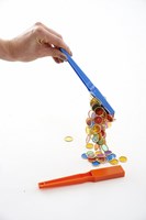 Shaw Magneten magnetisch speelgoed toverstaven 19 cm - set van 6 stuks