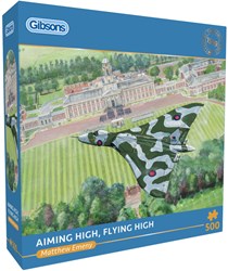 Gibsons legpuzzel Aiming High Flying High 500 stukjes vliegtuig puzzel