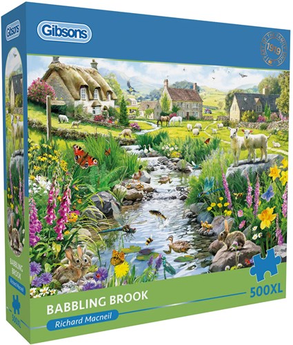 Gibsons puzzle Babbling Brook 500XL pièces puzzle en carton