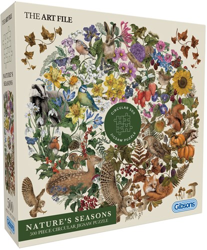 Gibsons puzzle Nature's Seasons 500 pièces puzzle adultes