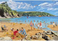 Gibsons puzzle Beside the Seaside 4x500 pièces plaisir à la plage-2