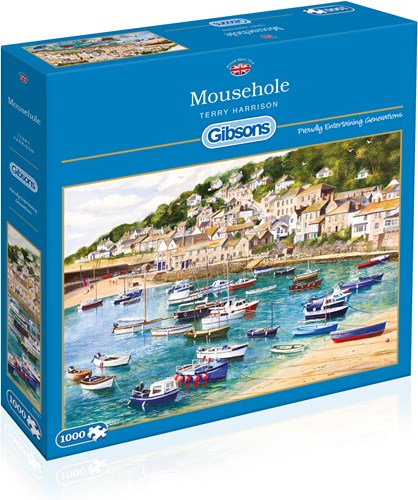 Gibsons Mousehole puzzel - 1000 stukjes - legpuzzel Cornwall