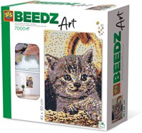 SES BEEDZ ART: Strijkkralen Poes-2