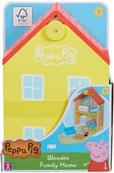Peppa Pig houten familiehuis met speelfiguren en accessoires poppenhuis
