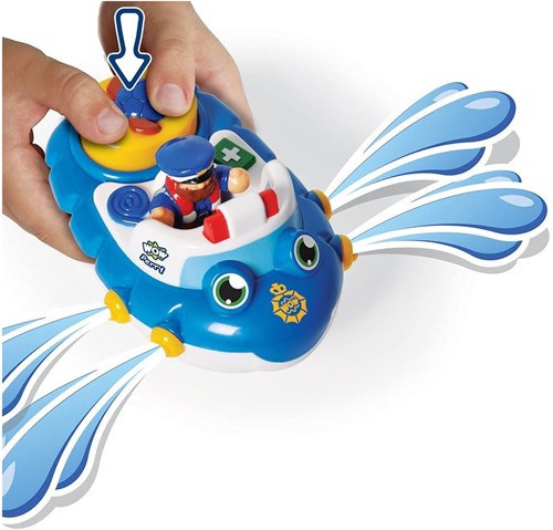 WOW Toys politieboot speelgoed Perry voor kinderen - badspeelgoed-2