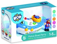WOW Toys politieboot speelgoed Perry voor kinderen - badspeelgoed-3