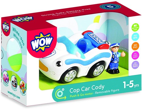 WOW Toys Voiture de police Cop Car Cody véhicule jouet pour enfants-3