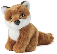 Living Nature knuffel vos zittend 15 cm pluche speelgoed