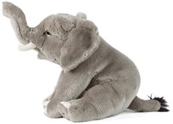 Living Nature peluche éléphant jouet lavable doux