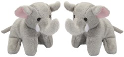 Living Nature peluche éléphant Mini Buddies - jouet en peluche