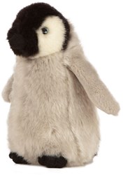 Living Nature knuffel pinguïn kuiken - zachte pluche speelgoed