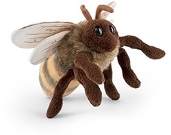 Living Nature peluche abeille européenne jouet en peluche