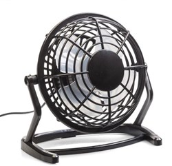 Harlekijn bureau ventilator USB 15 cm compact design