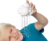Moluk badspeelgoed Plui regenwolk wit - educatief waterspeelgoed-3