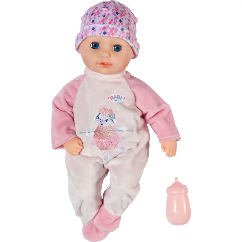 BABY born babypop Anna Rosé 36cm zacht lijfje roze flesspeelgoed