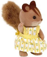 Sylvanian Families Famille Écureuil Noix figurines maison de poupée 4172-3
