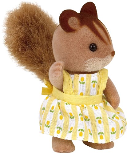 Sylvanian Families Famille Écureuil Noix figurines maison de poupée 4172-3