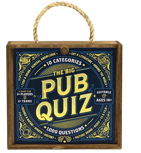 Professor Puzzle Jeu Pub Quiz - jeu de cartes culture générale