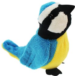 The Puppet Company vingerpop - pimpelmees vingerpopje blauw