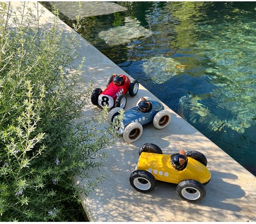 Playforever voiture Egg Sunnysider - voiture jouet colorée pour enfants-3