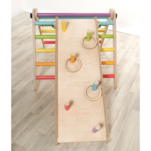 Sawdust and Rainbows ringgooien natuurlijk houten spel voor kinderen-2