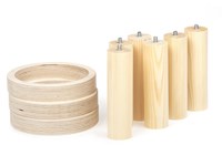 Sawdust and Rainbows ringgooien natuurlijk houten spel voor kinderen