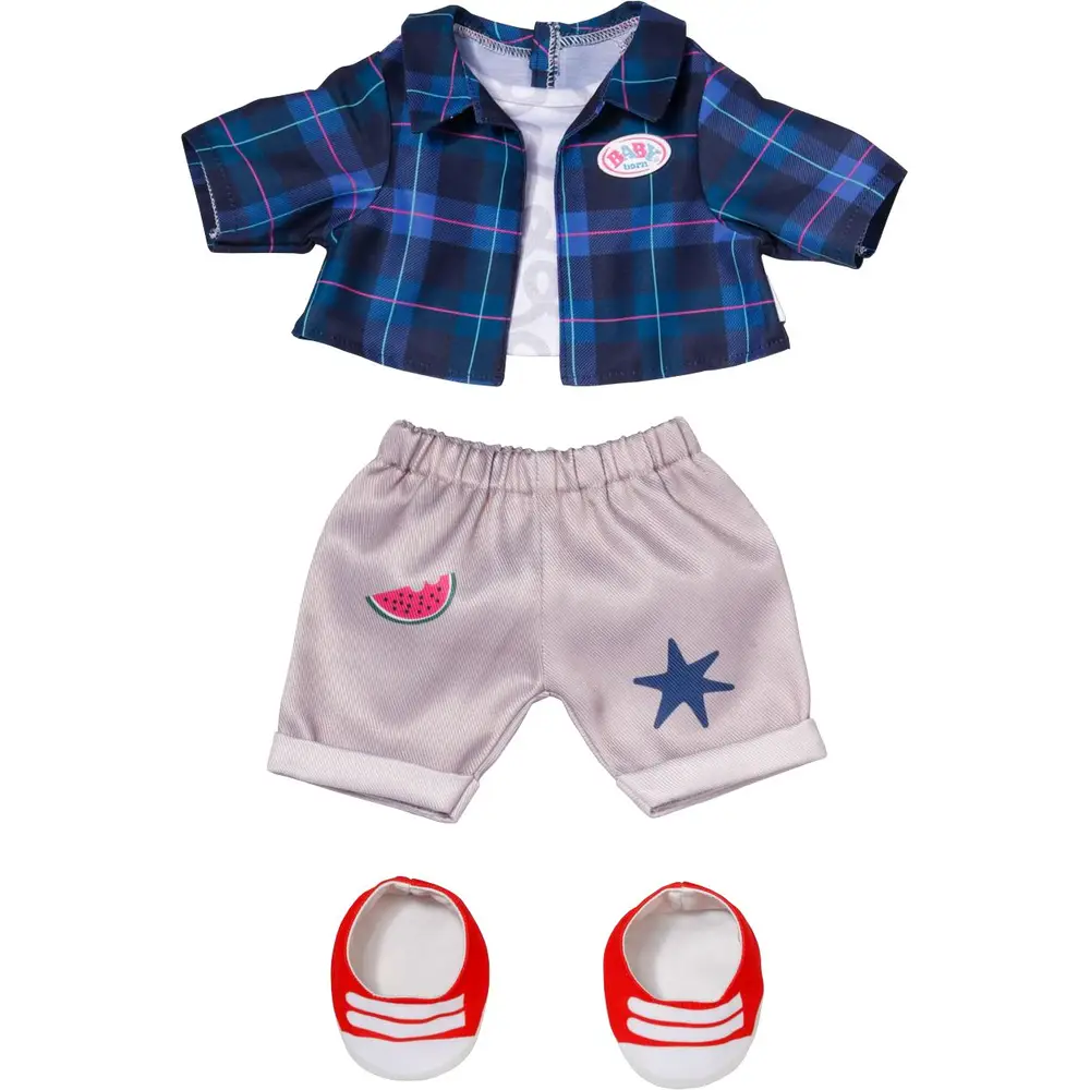 BABY born vêtements de poupée Teddy Cool-Outfit 43cm robe et chaussures