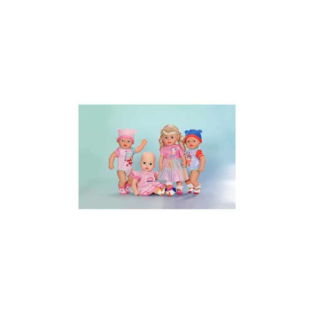 BABY born sokken set poppenkleding 2 paar 43cm multicolor