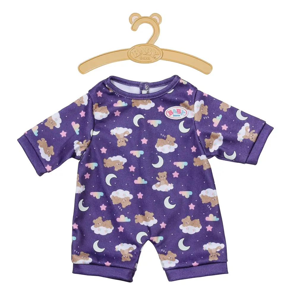 BABY born knuffelbeer teddy met pyjama lichtgevend speelgoed