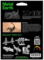Eureka - Metal Earth 3D metalen bouwpakket schorpioen insect puzzel-3